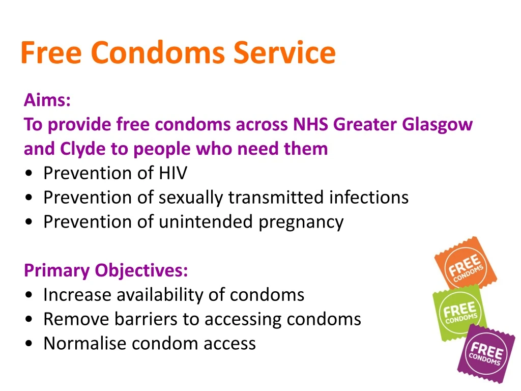 free condoms service