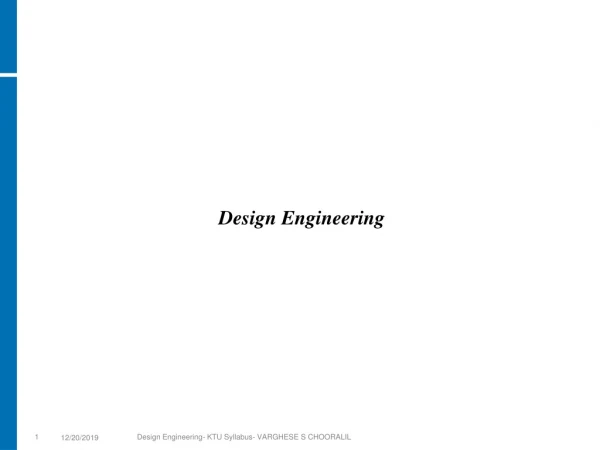 Design Engineering