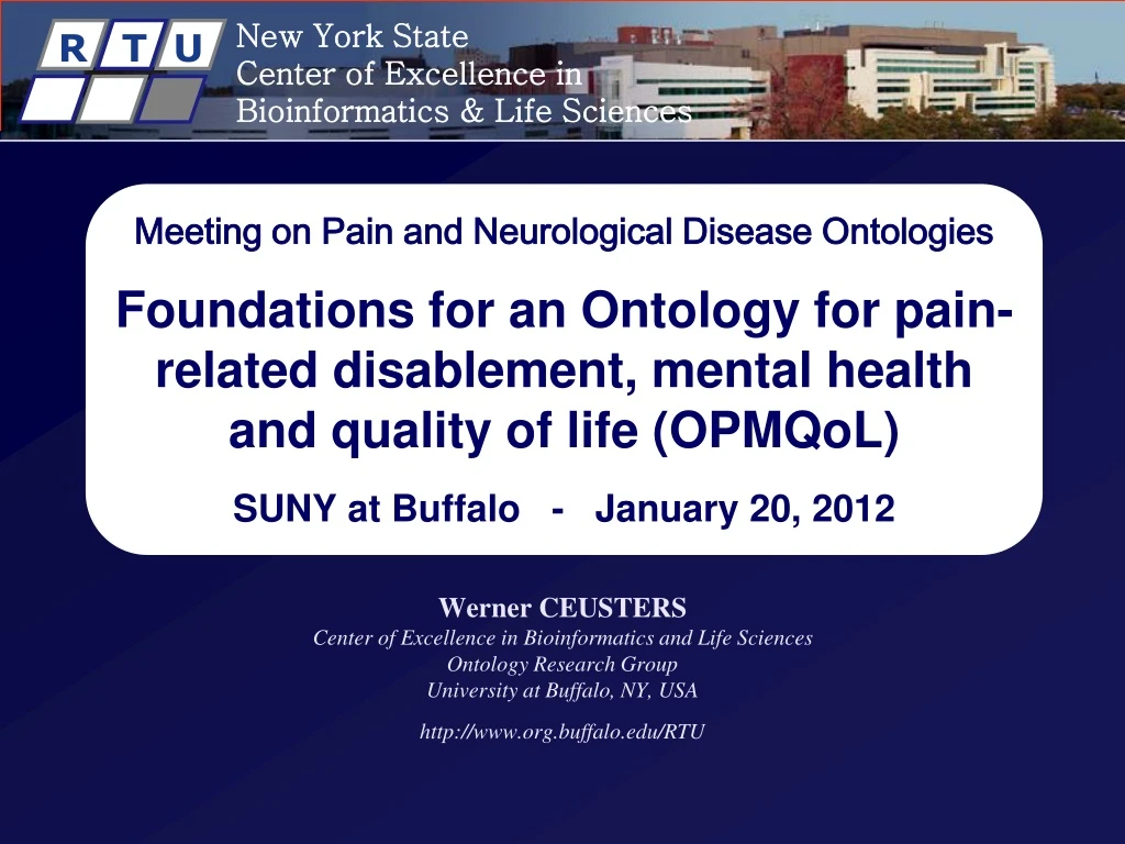 meeting on pain and neurological disease