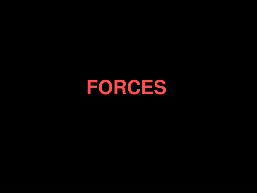 forces