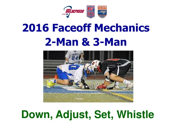 2016 Faceoff Mechanics 2-Man &amp; 3-Man