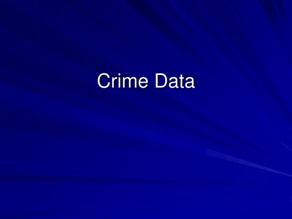 Crime Data