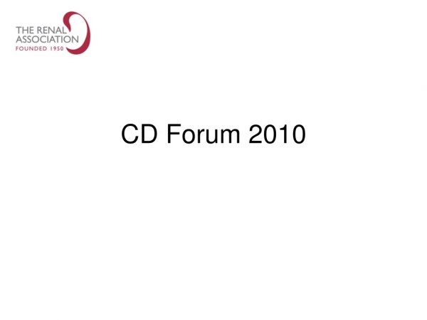 CD Forum 2010