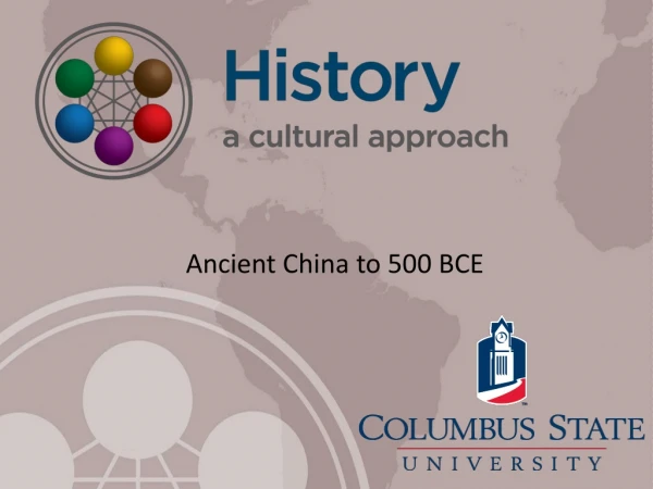 Ancient China to 500 BCE
