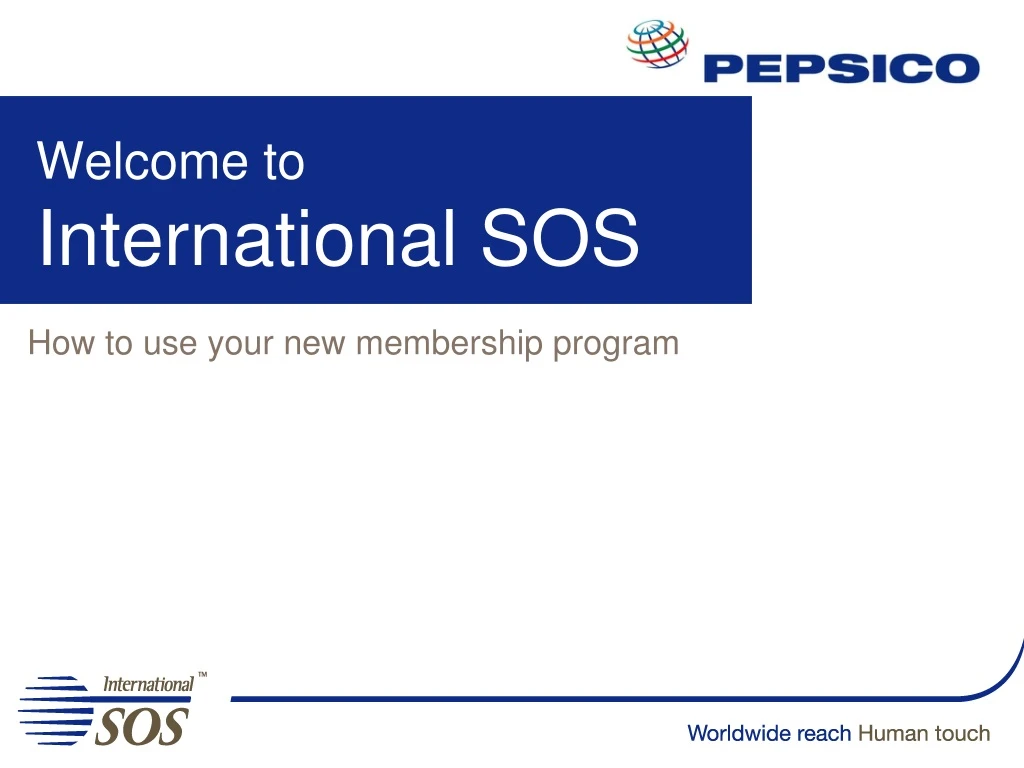 welcome to international sos