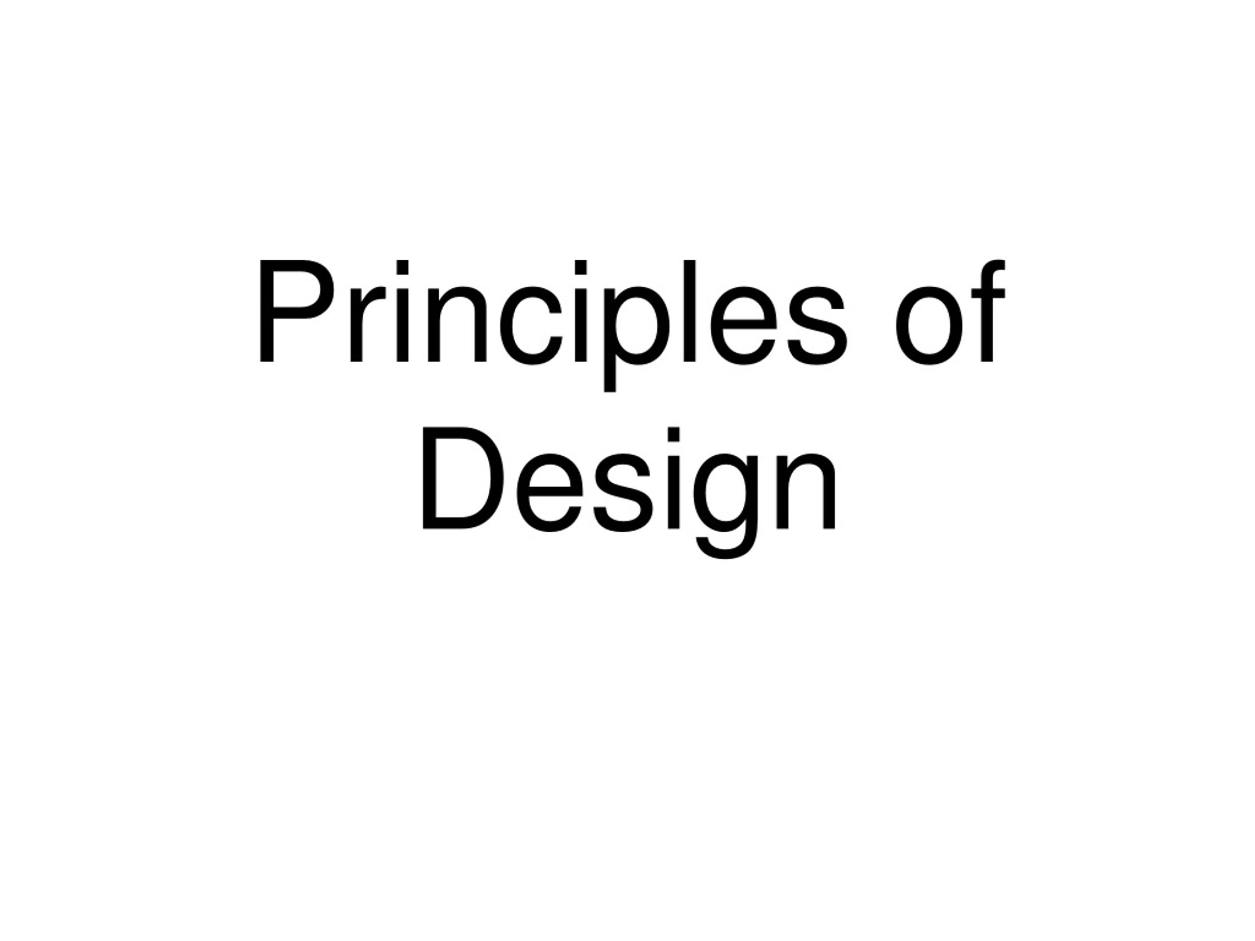 PPT - Principles of Design PowerPoint Presentation, free download - ID ...