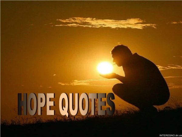 HOPE QUOTES