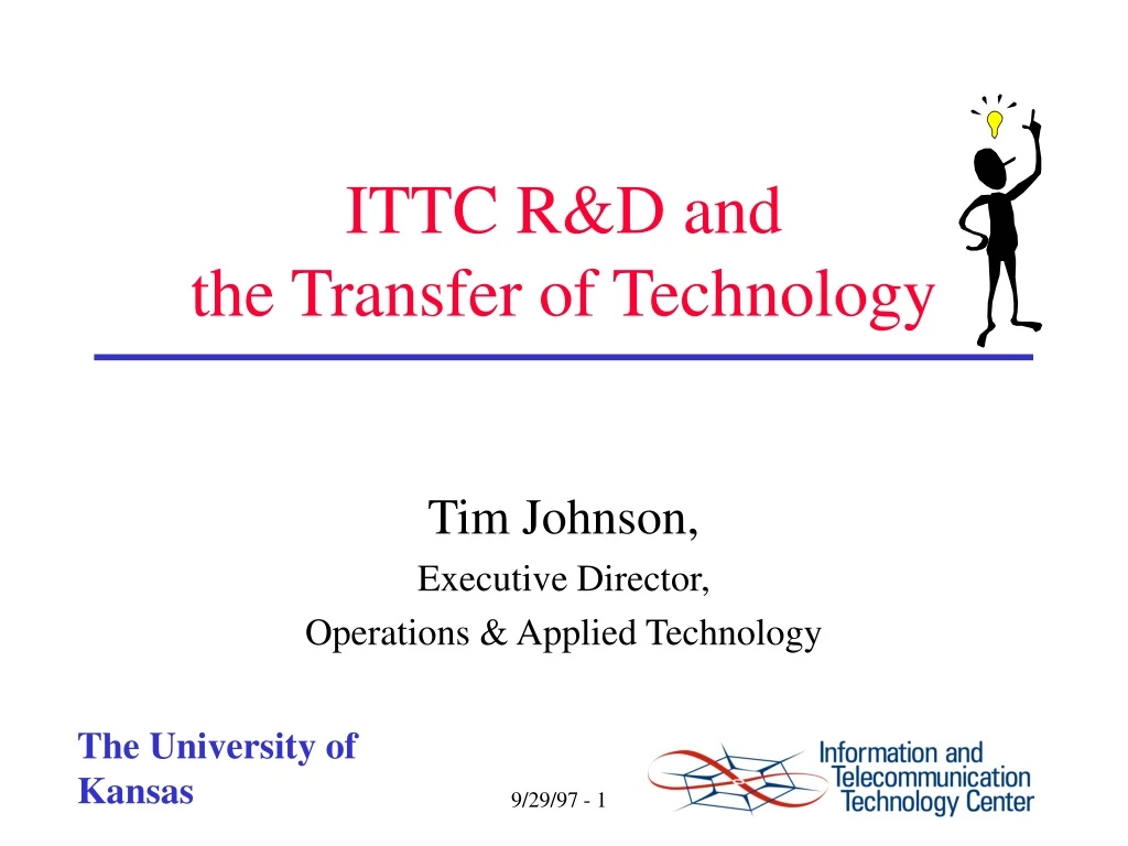 ittc r d and the transfer of technology