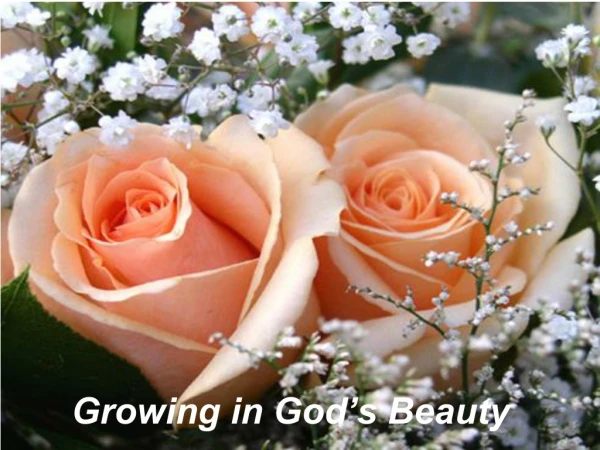 Growing in God’s Beauty