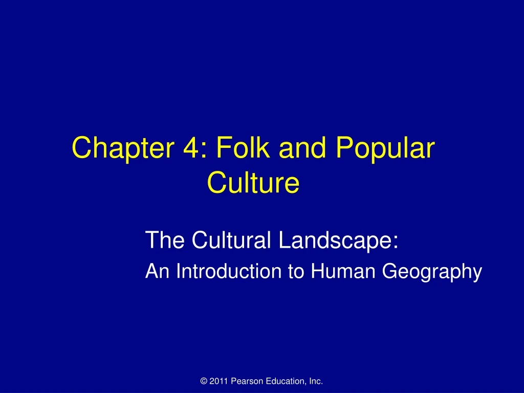 chapter 4 folk and popular culture