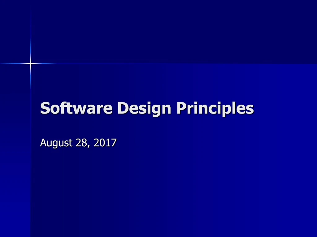 software design principles