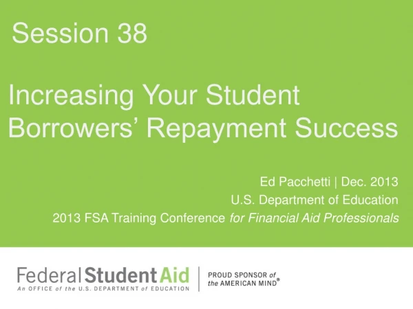 Increasing Your Student Borrowers’ Repayment Success