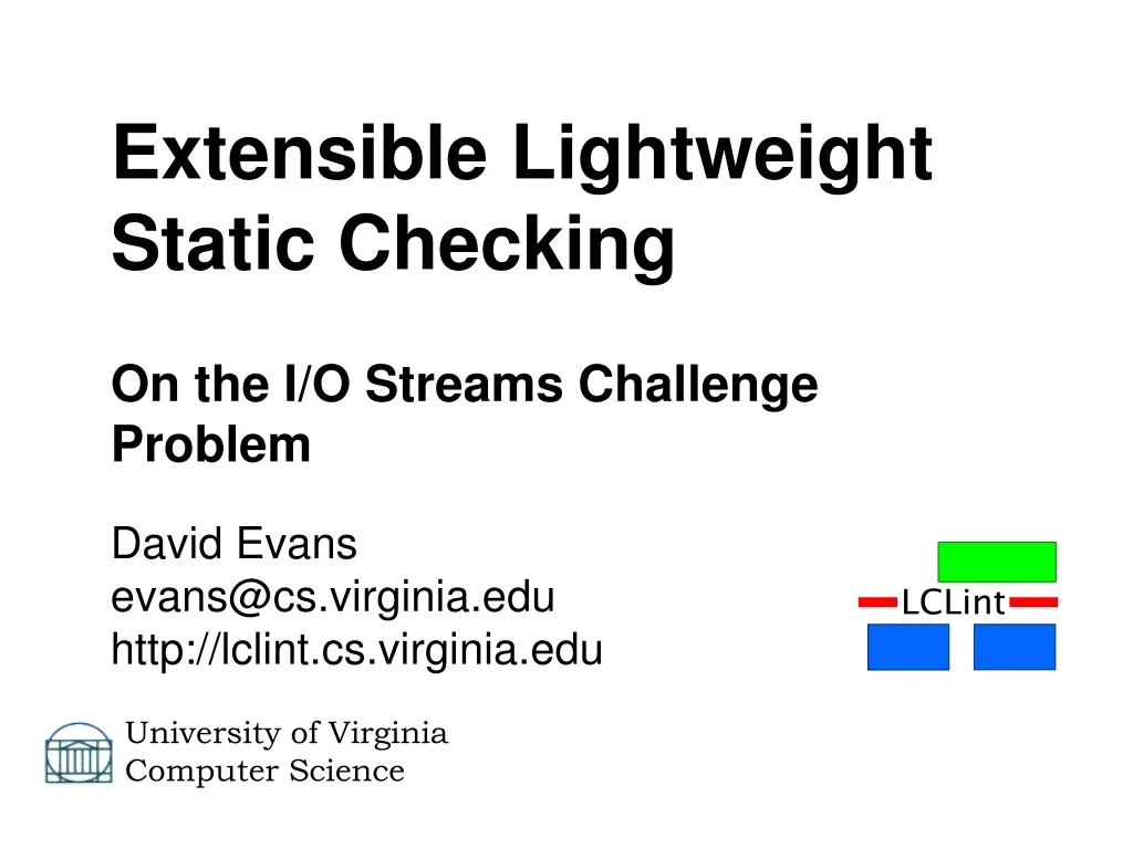 on the i o streams challenge problem