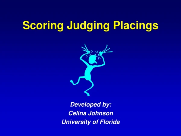 Scoring Judging Placings