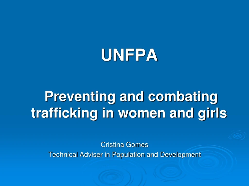 unfpa preventing and combating trafficking