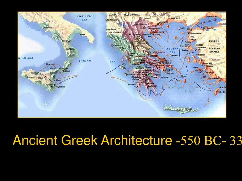 ancient greek architecture 550 bc 330 bc