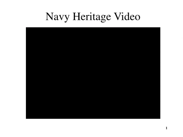 Navy Heritage Video