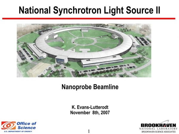 National Synchrotron Light Source II