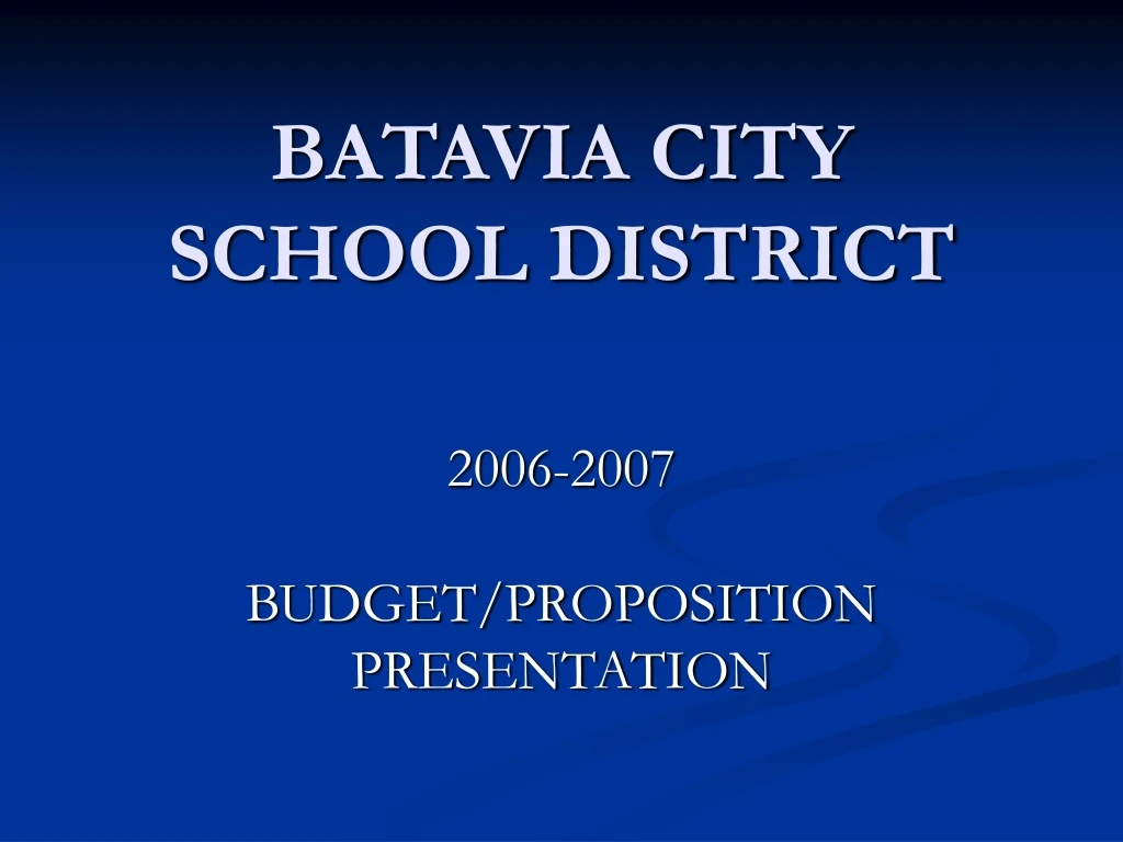 batavia city school district