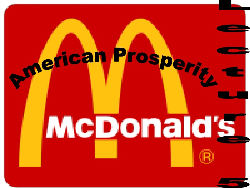 american prosperity