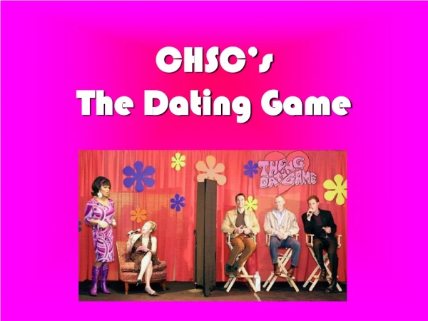 CHSC’s  The Dating Game