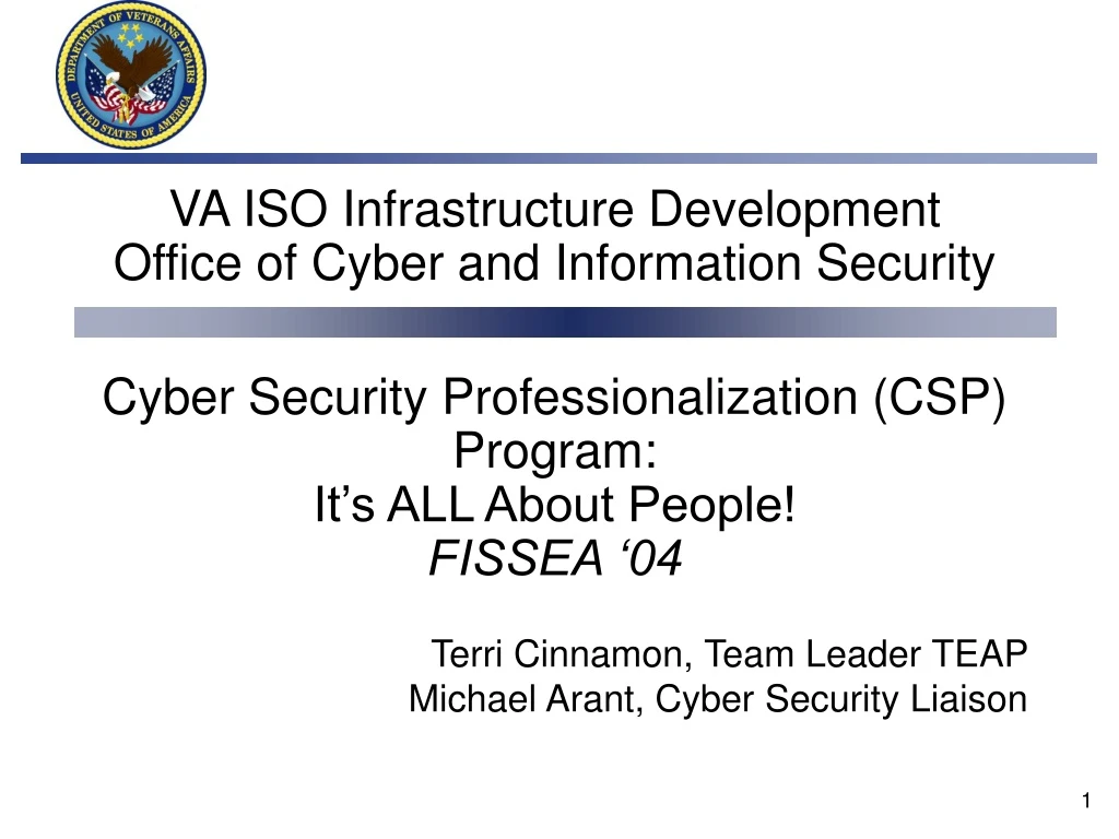 terri cinnamon team leader teap michael arant cyber security liaison