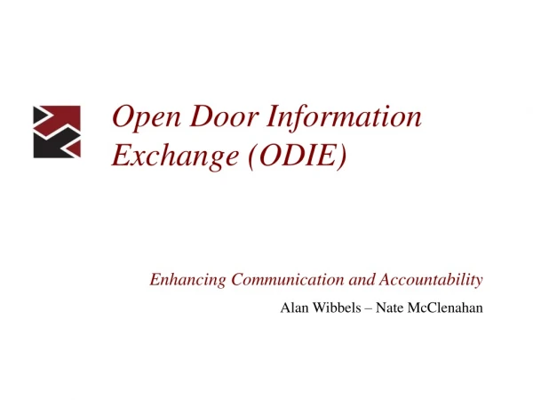 Open Door Information Exchange (ODIE)