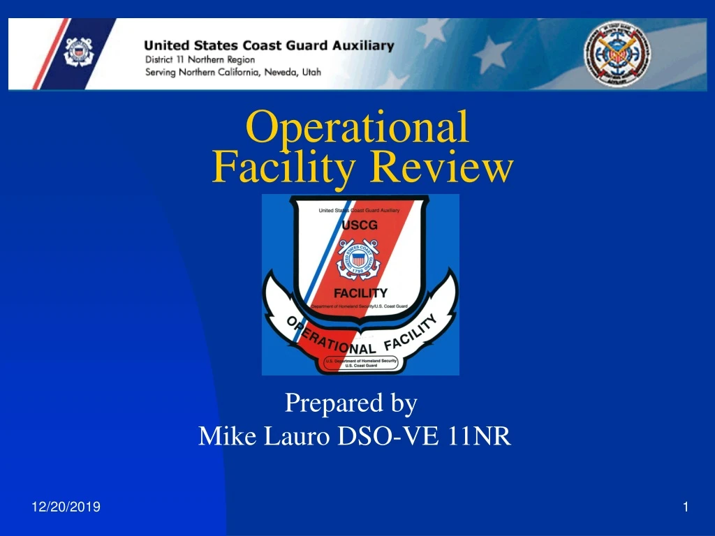 operational facility review