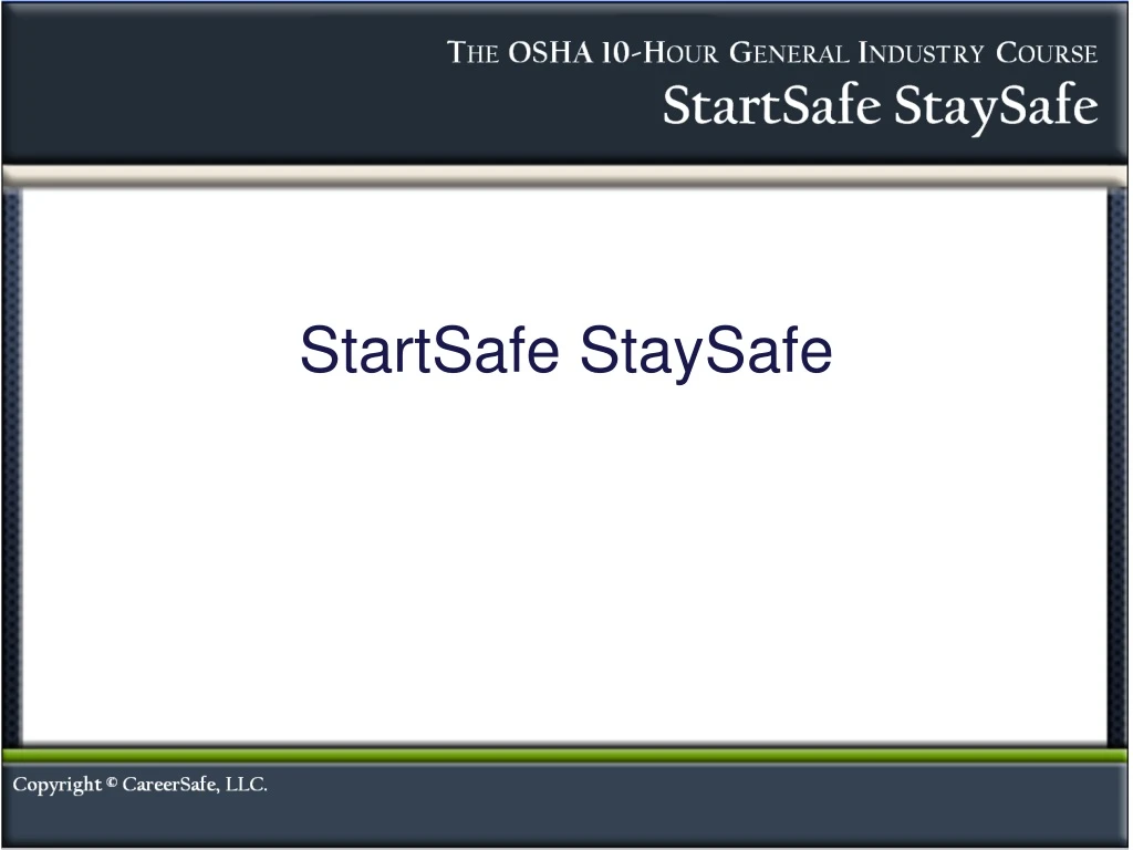 startsafe staysafe