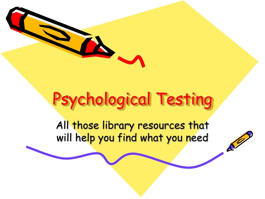 psychological testing