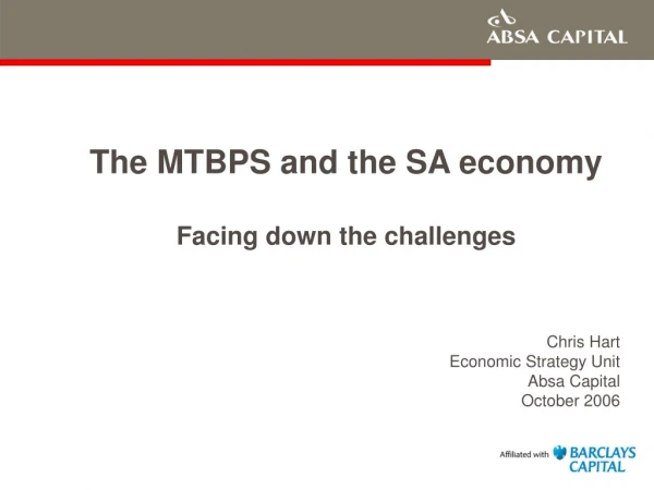 The MTBPS and the SA economy Facing down the challenges