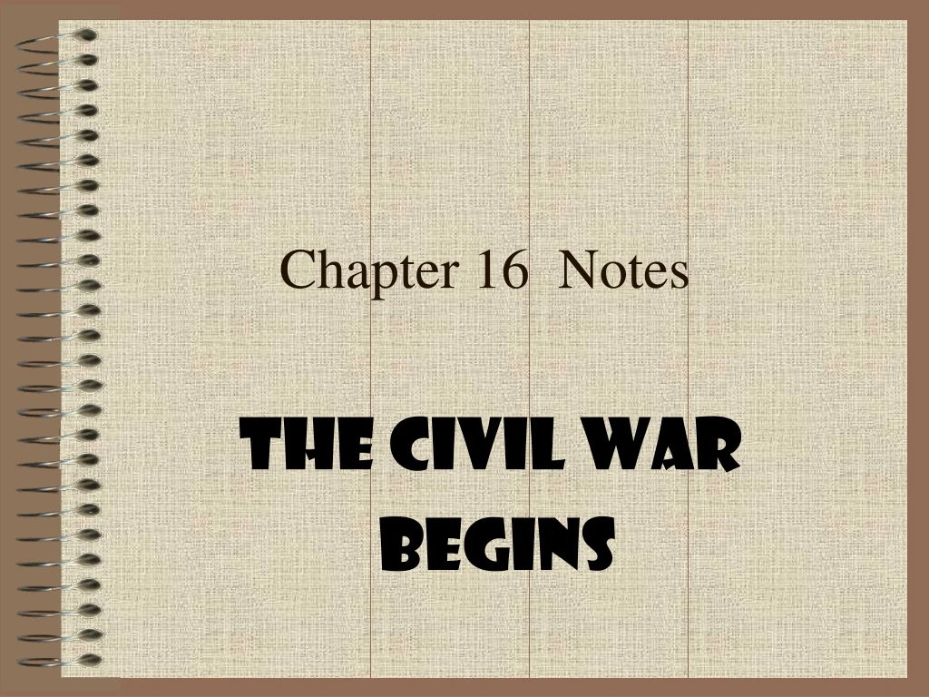 chapter 16 notes