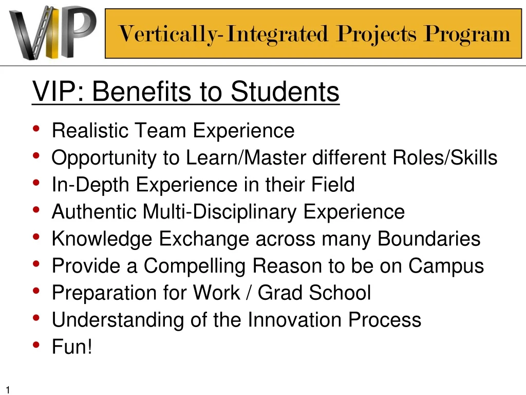 vip benefits to students realistic team