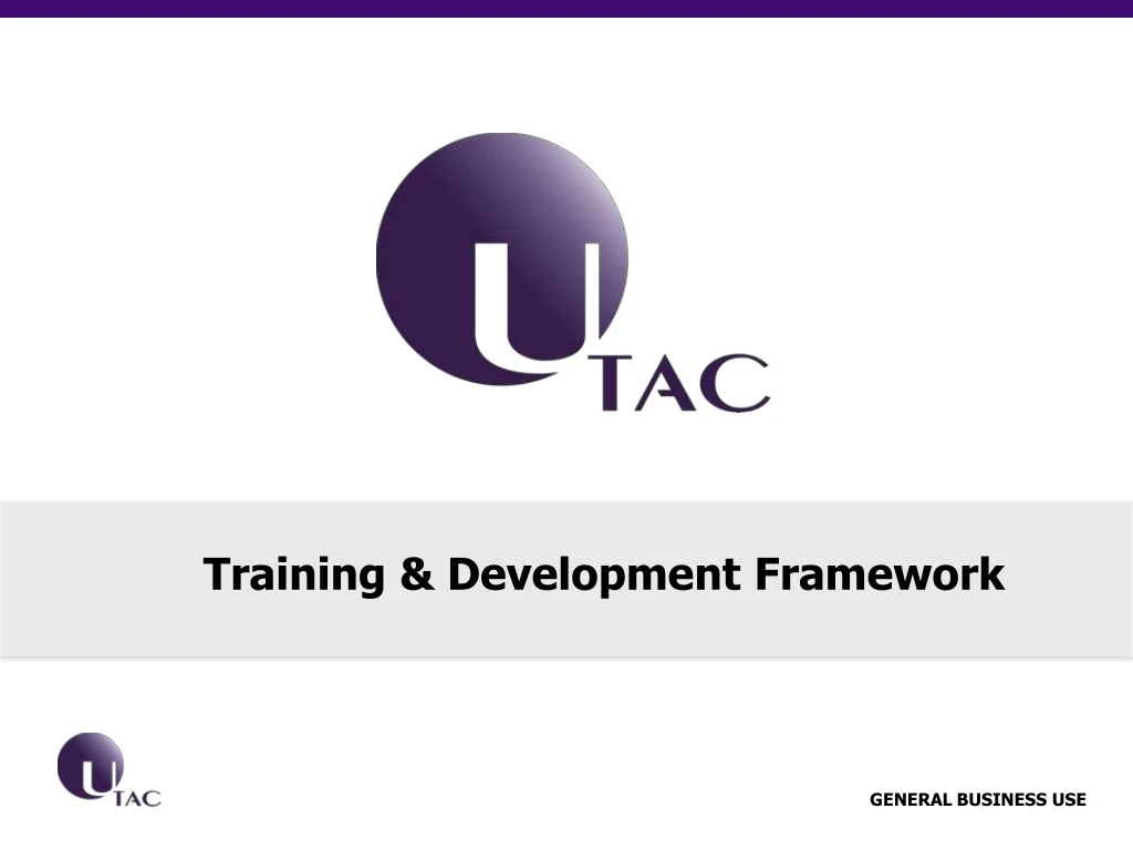 training development framework