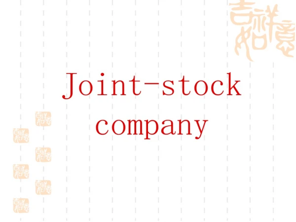 Joint-stock  company