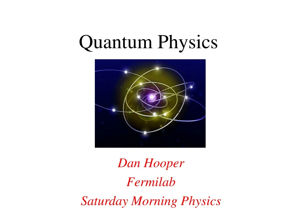 quantum physics