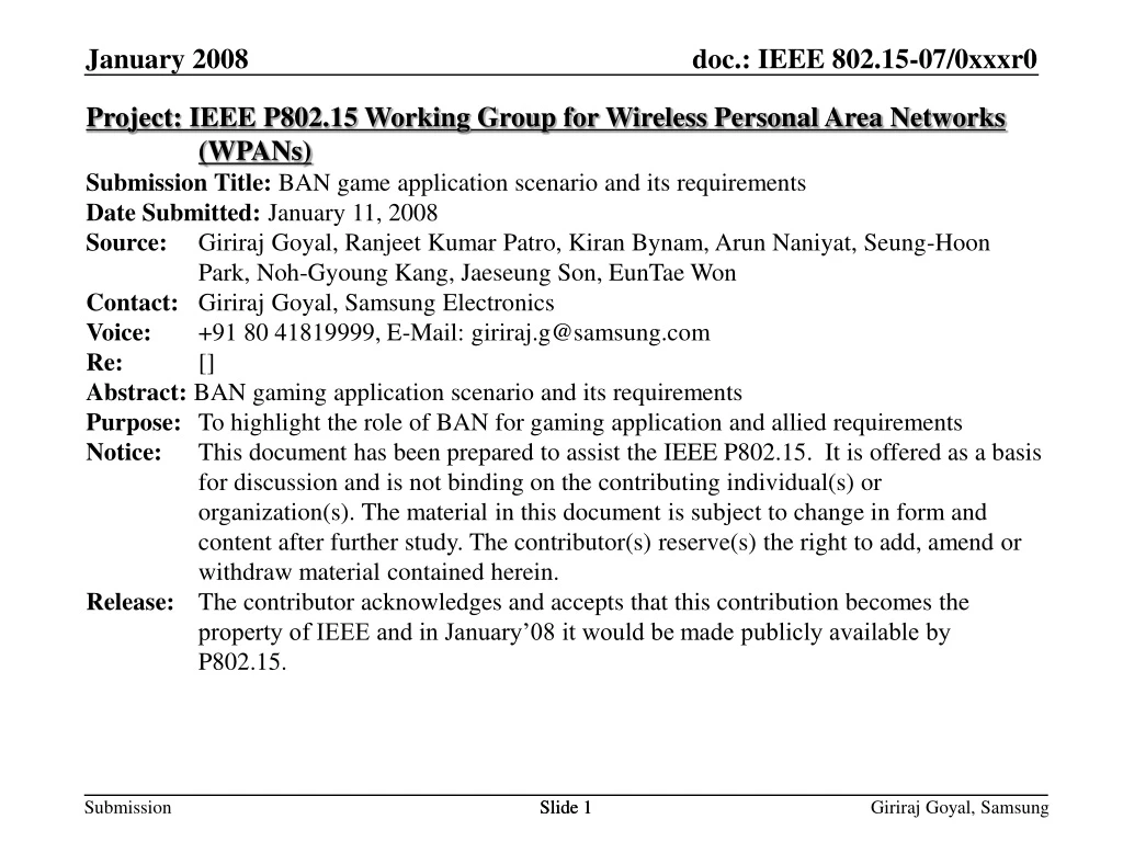 project ieee p802 15 working group for wireless