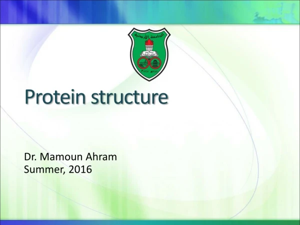 Protein structure