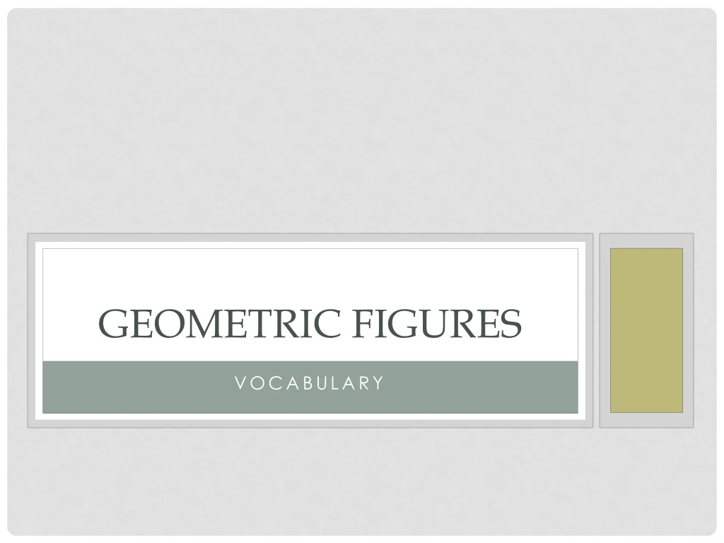 geometric figures