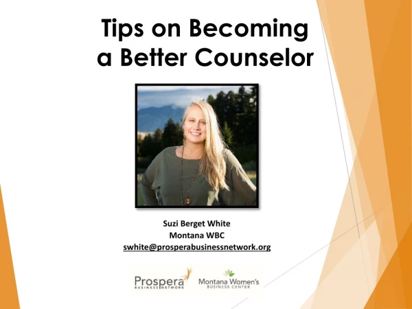 Tips on Becoming  a Better Counselor