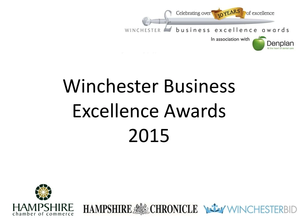 winchester business excellence awards 2015