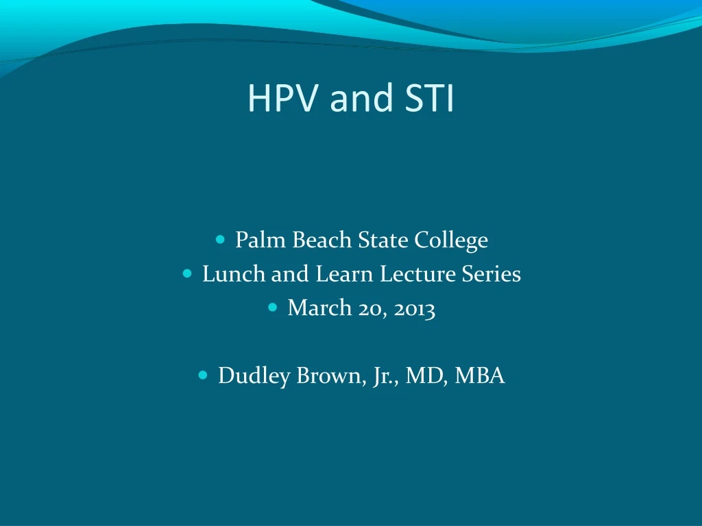 hpv and sti