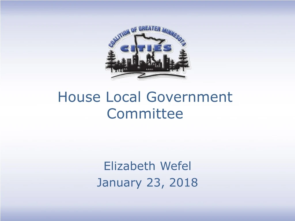 house local government committee