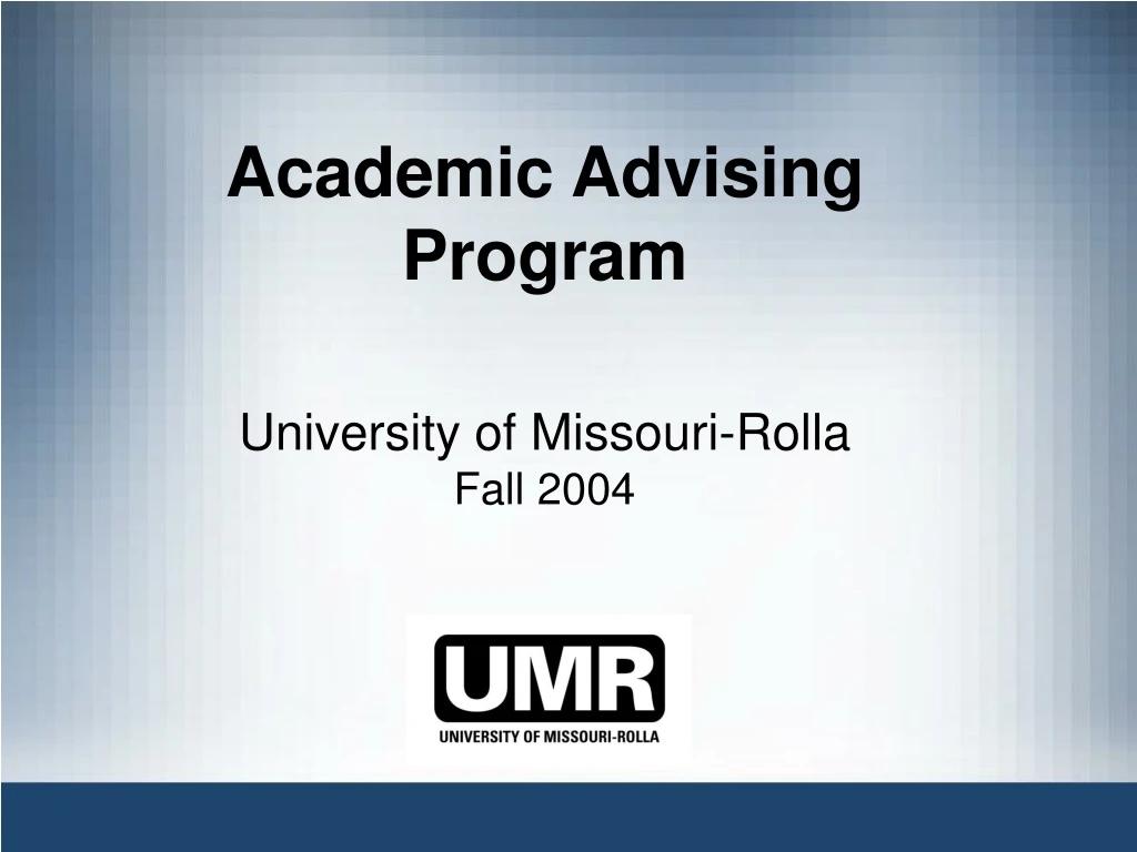 academic advising program