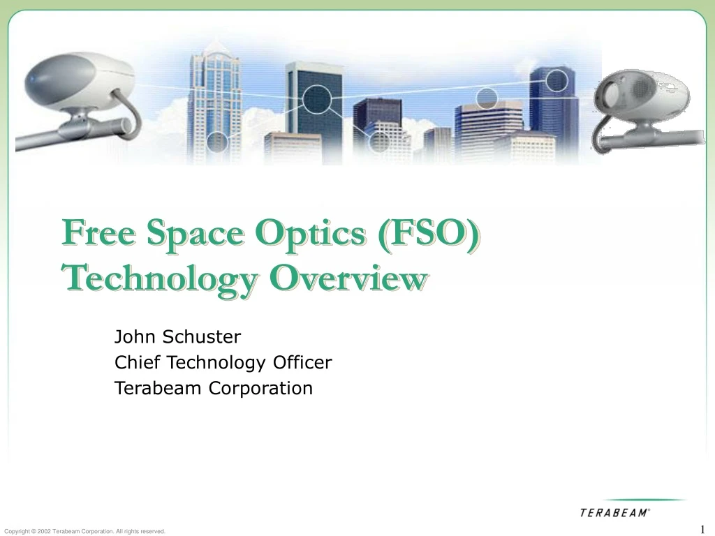 free space optics fso technology overview