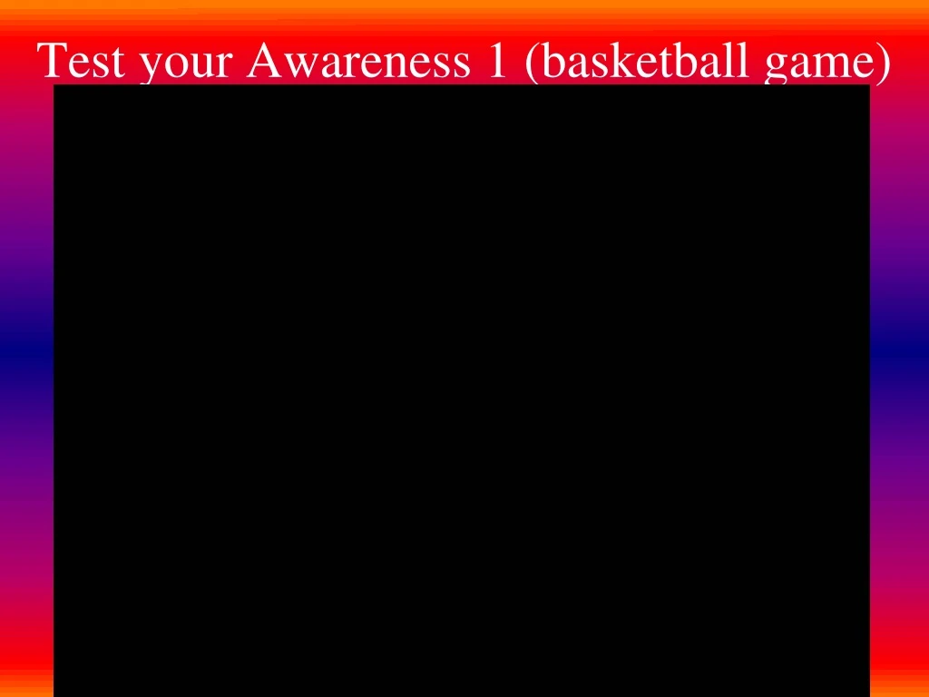 test your awareness 1 basketball game