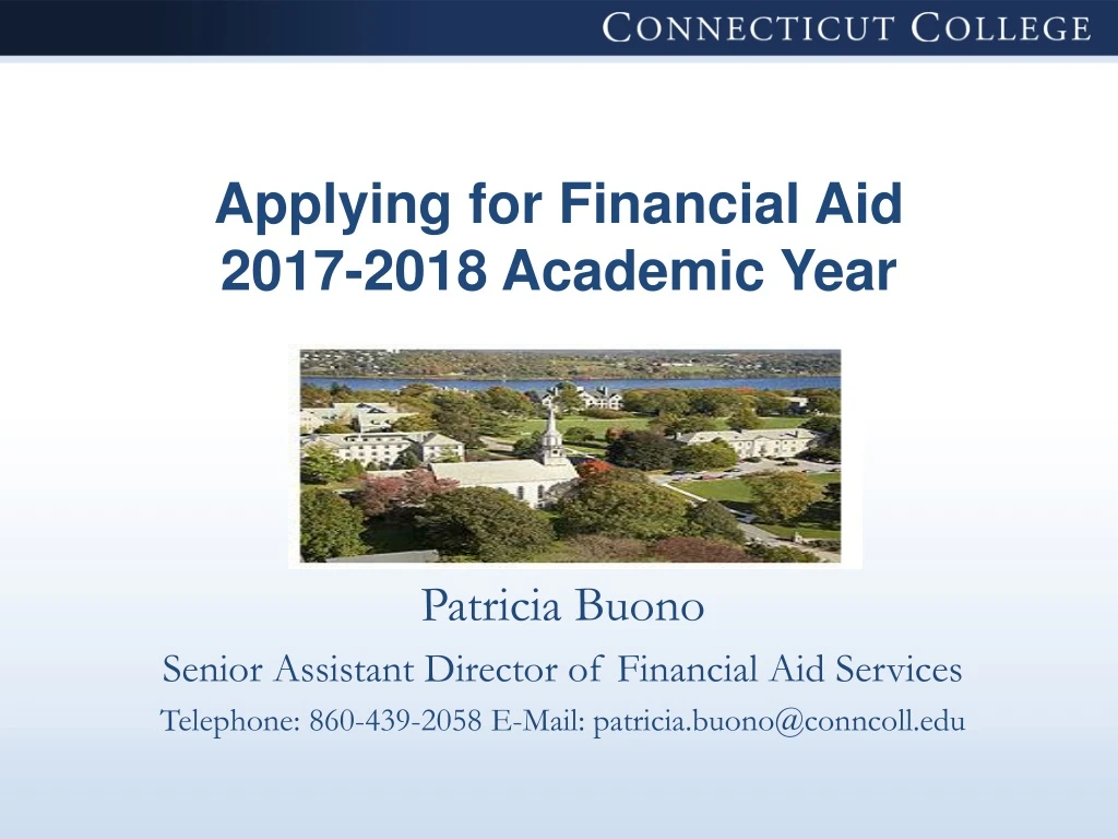 applying for financial aid 2017 2018 academic year