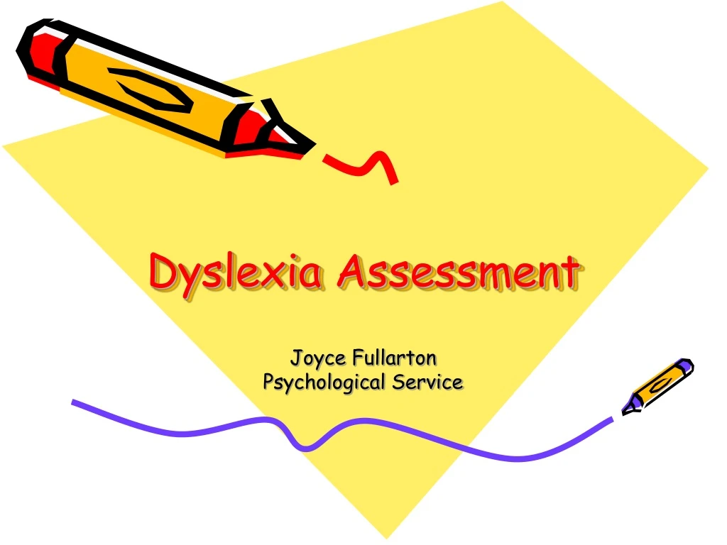 dyslexia assessment