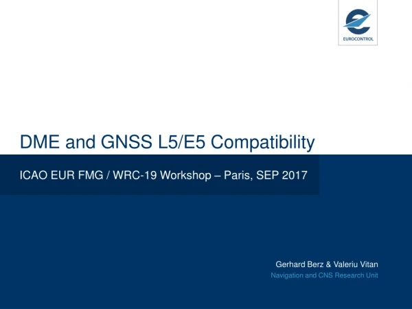 DME and GNSS L5/E5 Compatibility
