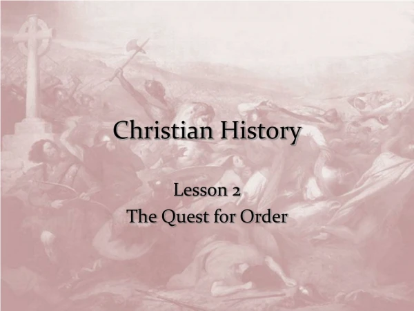 Christian History